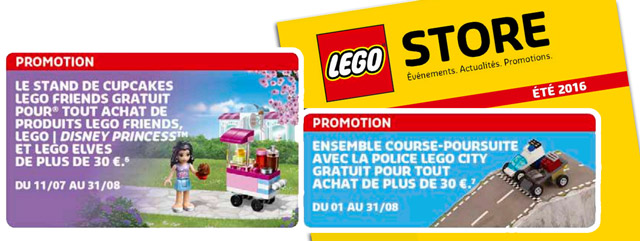 Offres LEGO été 2016