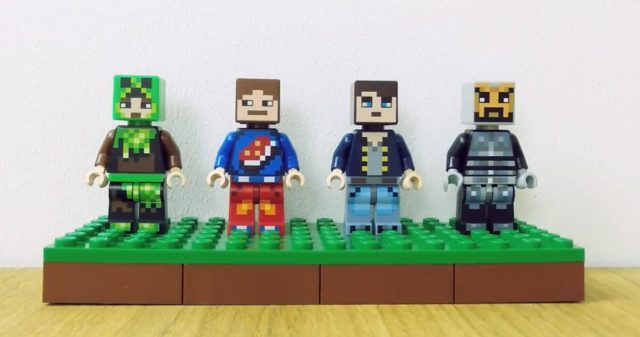 Skin packs de minifigs LEGO Minecraft 853609