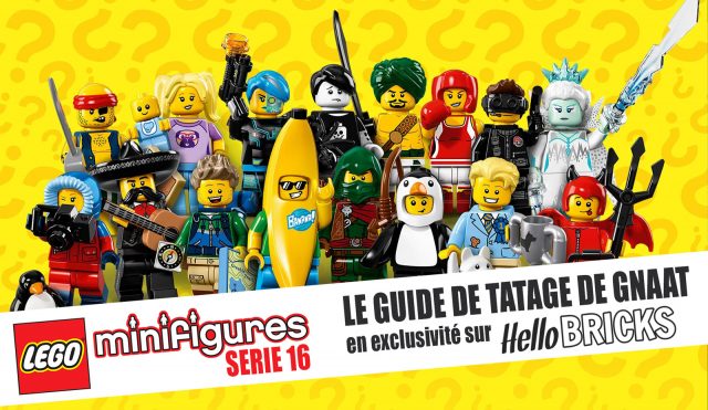 Guide de tatage LEGO Collectible Minifigures serie 16