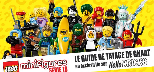 Guide de tatage LEGO Collectible Minifigures serie 16