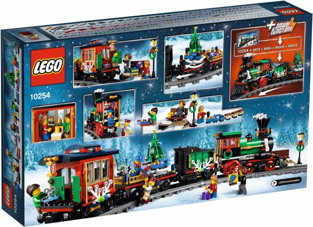 LEGO 10254 Winter Holiday Train back