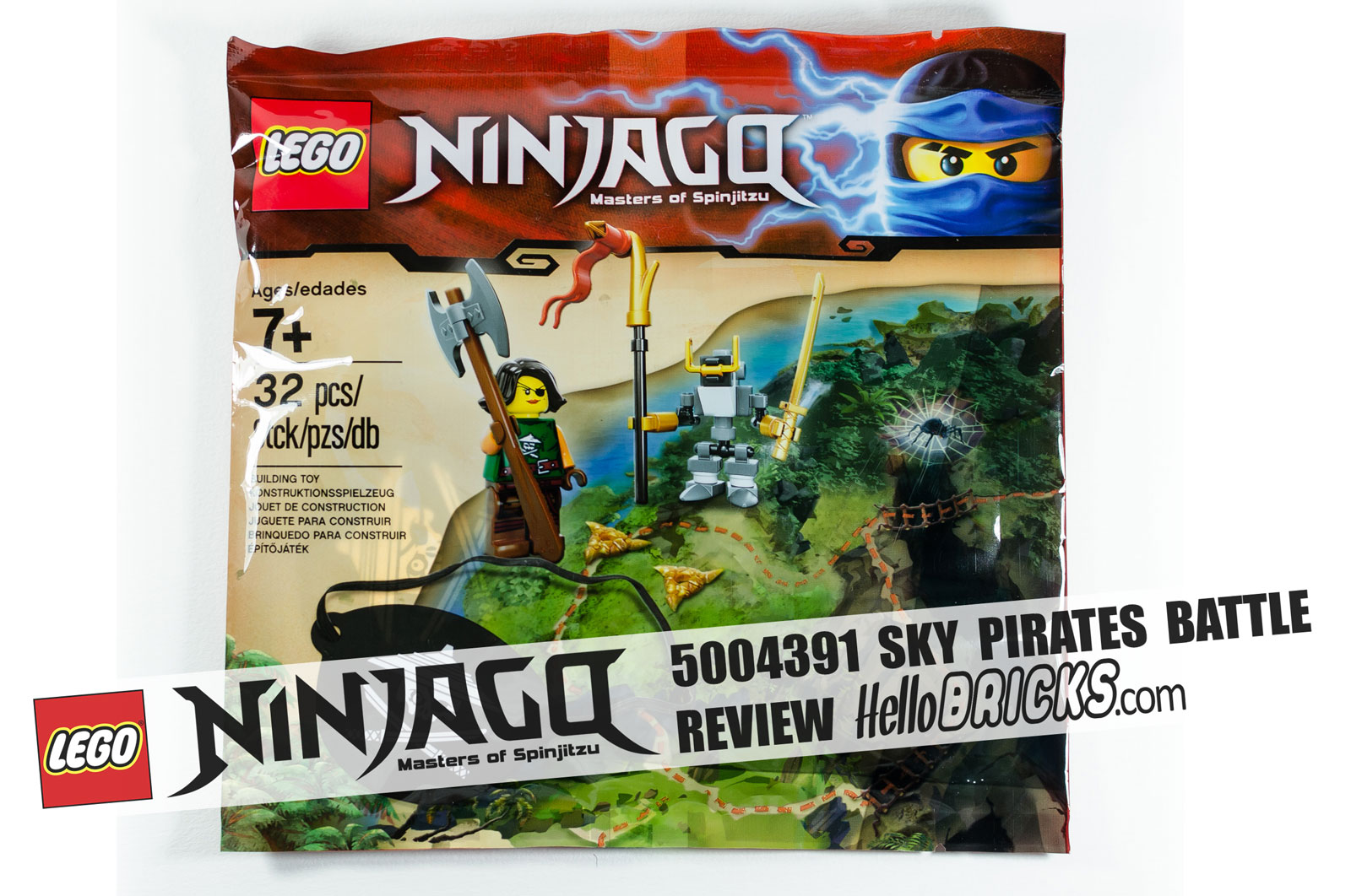 LEGO SET NINJAGO POLYBAG FIGURINE MINIFIG NINJA CYREN LA FILLE DES PIRATE 