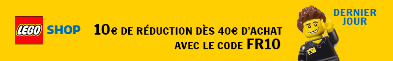 Code promo LEGO 10�?� : dernier jour pour en profiter ! - HelloBricks