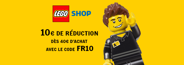 Code promo LEGO 10€ : prolongé jusqu'au 4 octobre - HelloBricks