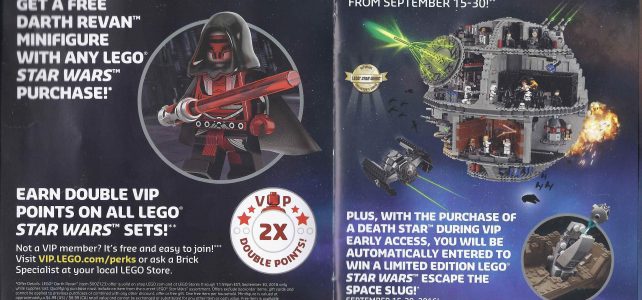 Force Friday 2016 Polybag LEGO Star Wars Darth Revan offert