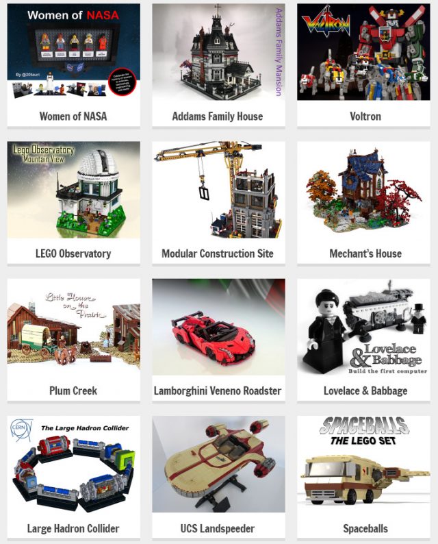 LEGO Ideas 2016 2nde phase review