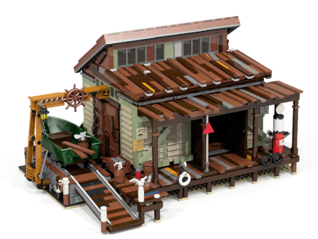 LEGO Ideas Boat Repair Shop