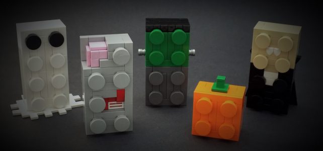 Halloween et déguisements pour briques LEGO géantes Halloween bricks