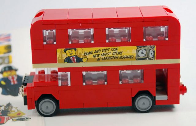 LEGO 40220 Mini London Bus stickers
