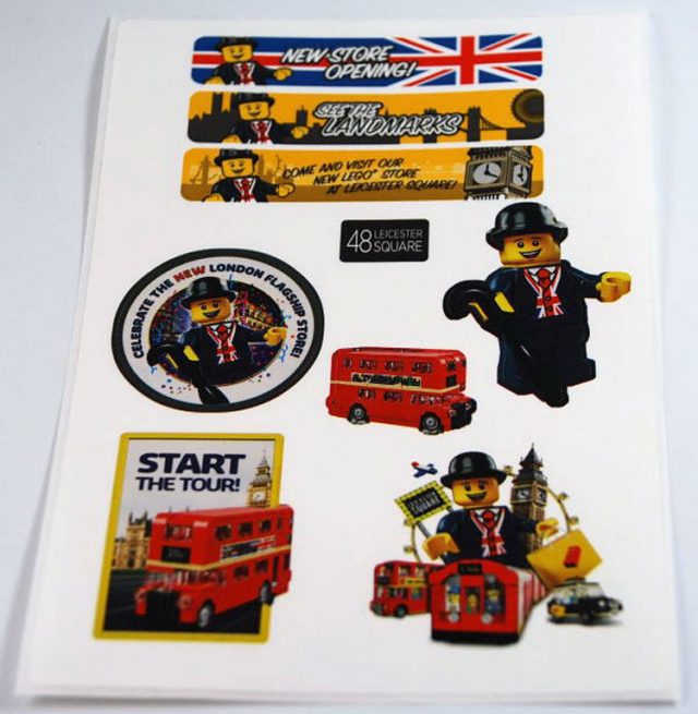 LEGO 40220 Mini London Bus stickers