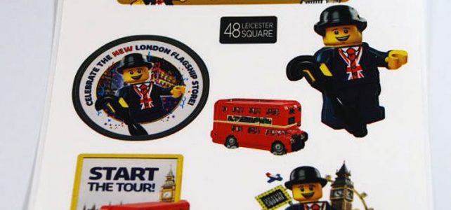 LEGO 40220 Mini London Bus stickers