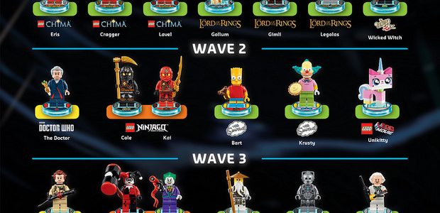 LEGO Dimensions : mise à jour de la liste des packs