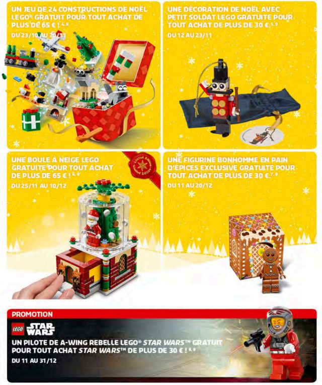 LEGO Store Calendar Noel 2016