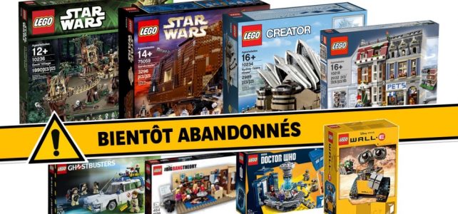Bientôt abandonnés : arrêt imminent de plusieurs sets LEGO Creator Expert, Ideas et UCS Star Wars LEGO retired sets