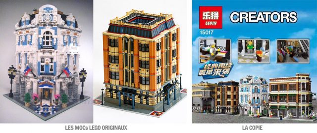 LEPIN copies LEGO fans creations