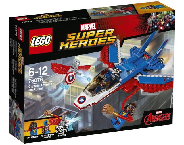 LEGO Marvel 2017 - 76076 Captain America Jet Pursuit