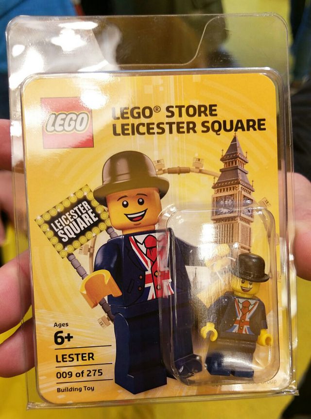 LEGO Store Leicester Lester exclusive minifigure