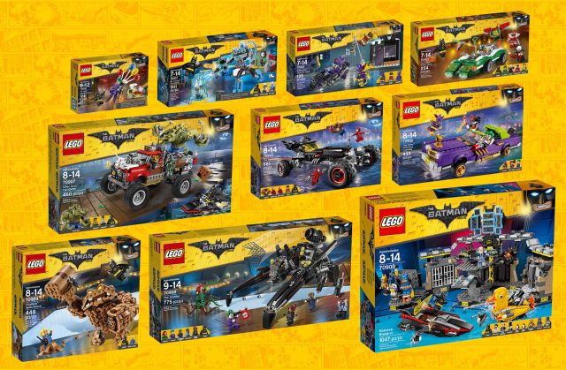 The LEGO Batman Movie sets