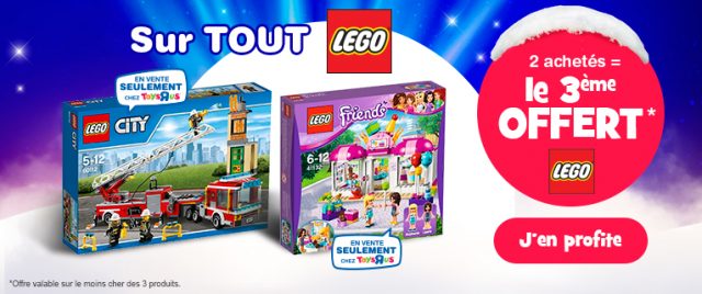 Bon plan Toys R Us LEGO