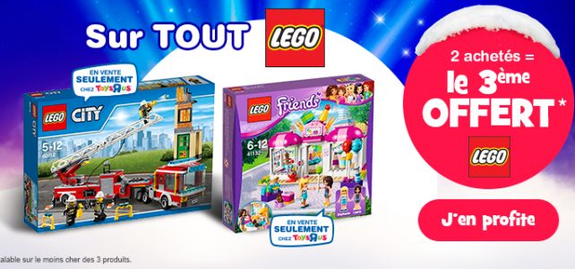 Bon plan Toys R Us LEGO