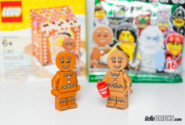 Comparaison Gingerbread Man 5005156 minifig à collectionner