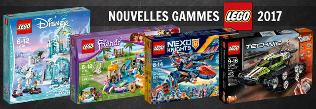 Nouvelles gammes LEGO 2017