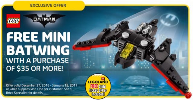 polybag LEGO 30524 Mini Batwing