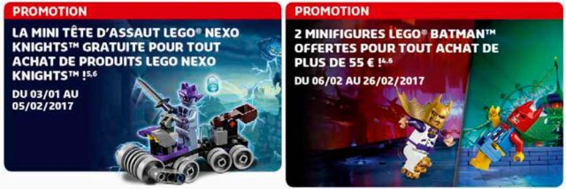 Offres LEGO 2017