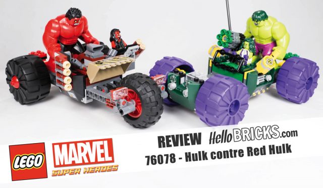 REVIEW LEGO 76078 Hulk contre Red Hulk HelloBricks
