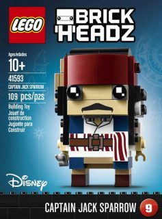 LEGO BrickHeadz 41593 Captain Jack Sparrow