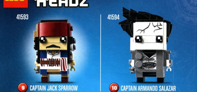 LEGO BrickHeadz Jack Sparrow et Armando Salazar (Pirates des Caraibes 5)