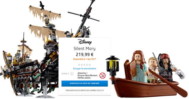 LEGO Pirates des Caraibes 71042 Silent Mary