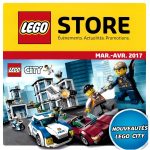 LEGO Store Calendar Mars Avril 2017