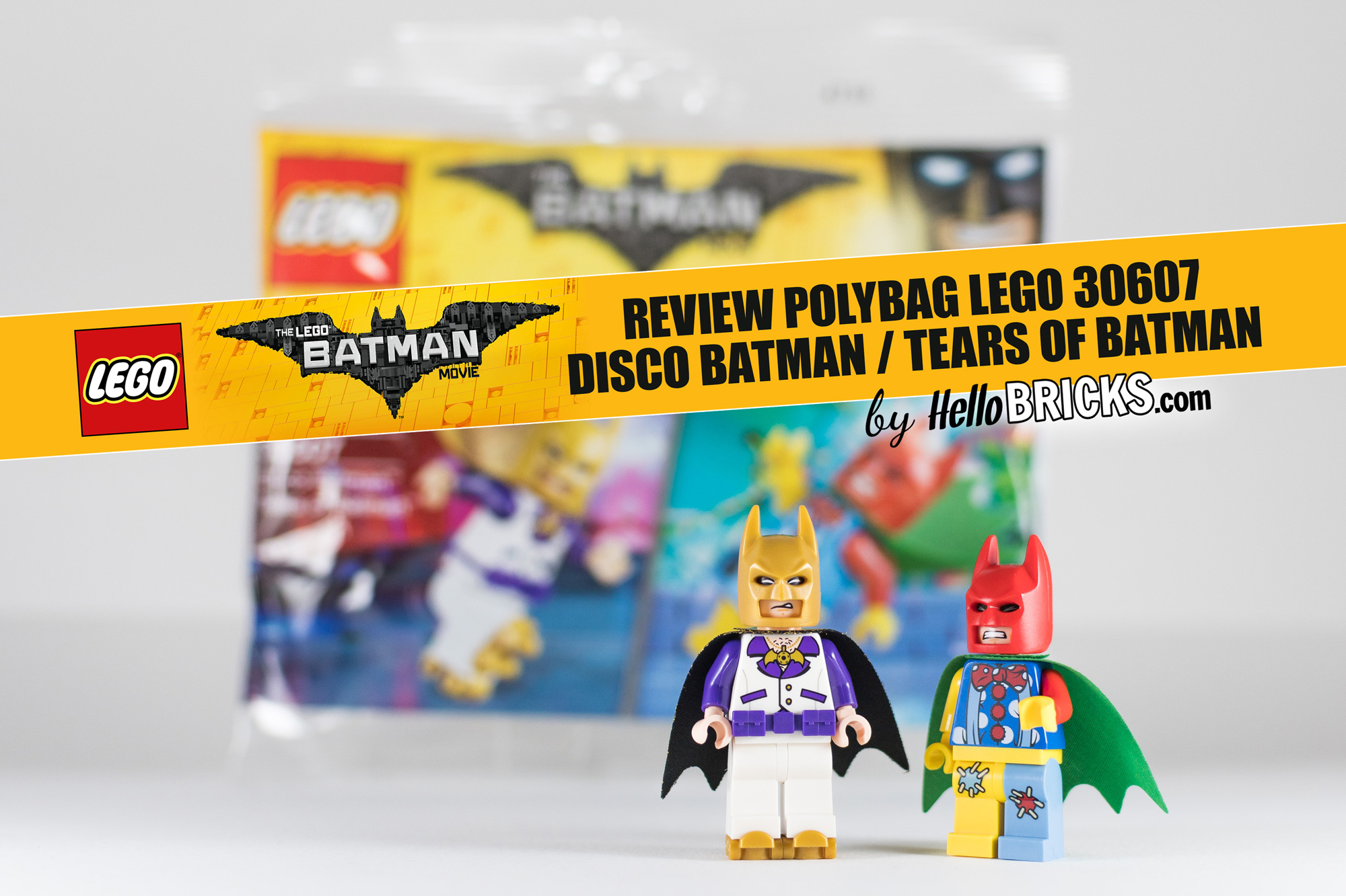 REVIEW LEGO 30607 Disco Batman / Tears of Batman (polybag The LEGO Batman  Movie) - HelloBricks