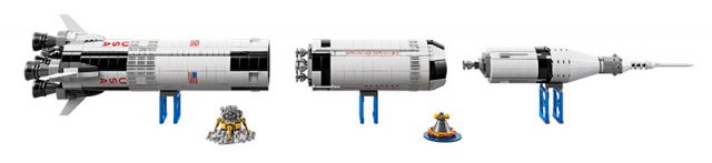 LEGO Ideas 21309 NASA Apollo Saturn V