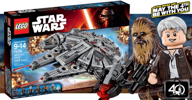 LEGO 75105 Millennium Falcon Star Wars 4 mai