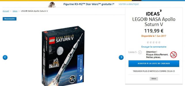 LEGO Ideas 21309 NASA Apollo Saturn V Shop