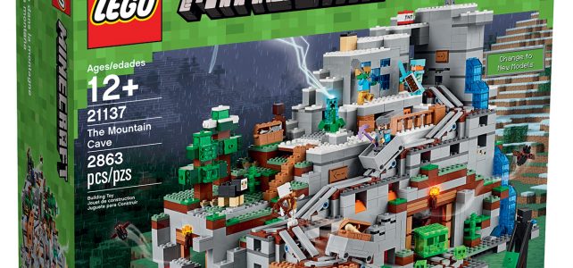 LEGO Minecraft 21137 The Mountain Cave box