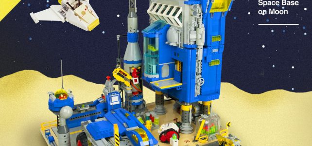 LEGO Space Classic 1979 base sur la Lune