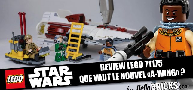 Lego 75175 review - StarWars A-Wing Starfighter