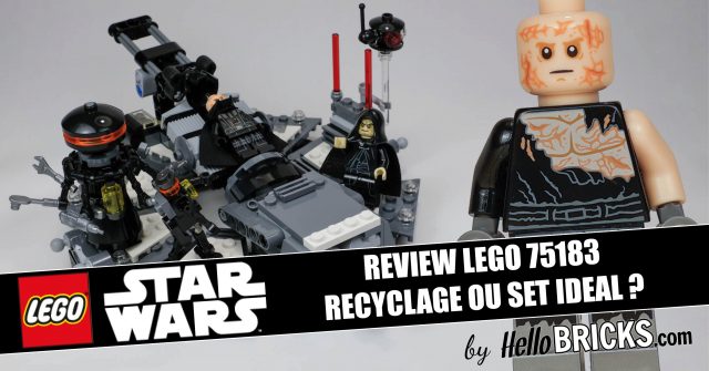 REVIEW LEGO Star Wars 75183 La transformation de Dark Vador