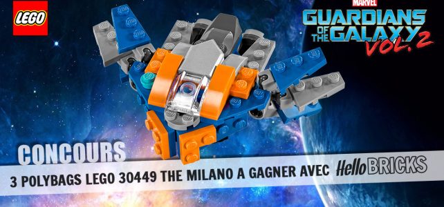 Concours : 3 polybags LEGO 30449 The Milano à gagner ! Concours LEGO 30449 Milano polybag