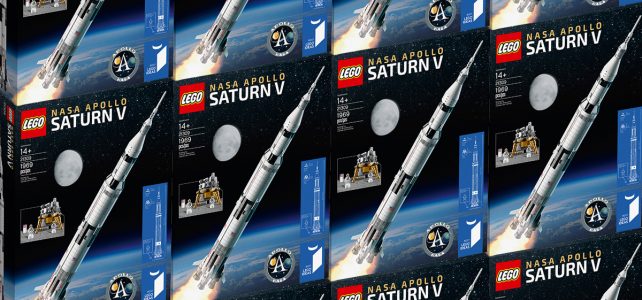 LEGO Ideas 21309 NASA Apollo Saturn V stocks