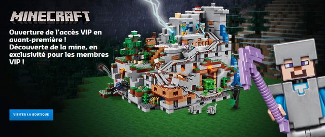 LEGO Minecraft 21137 The Mountain Cave VIP