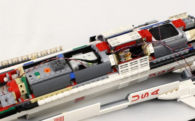 LEGO Saturn V inside