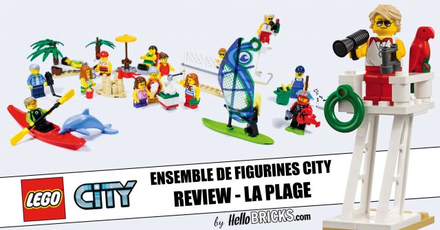 Review Lego 60153 - Ensemble de figurines Lego City la plage