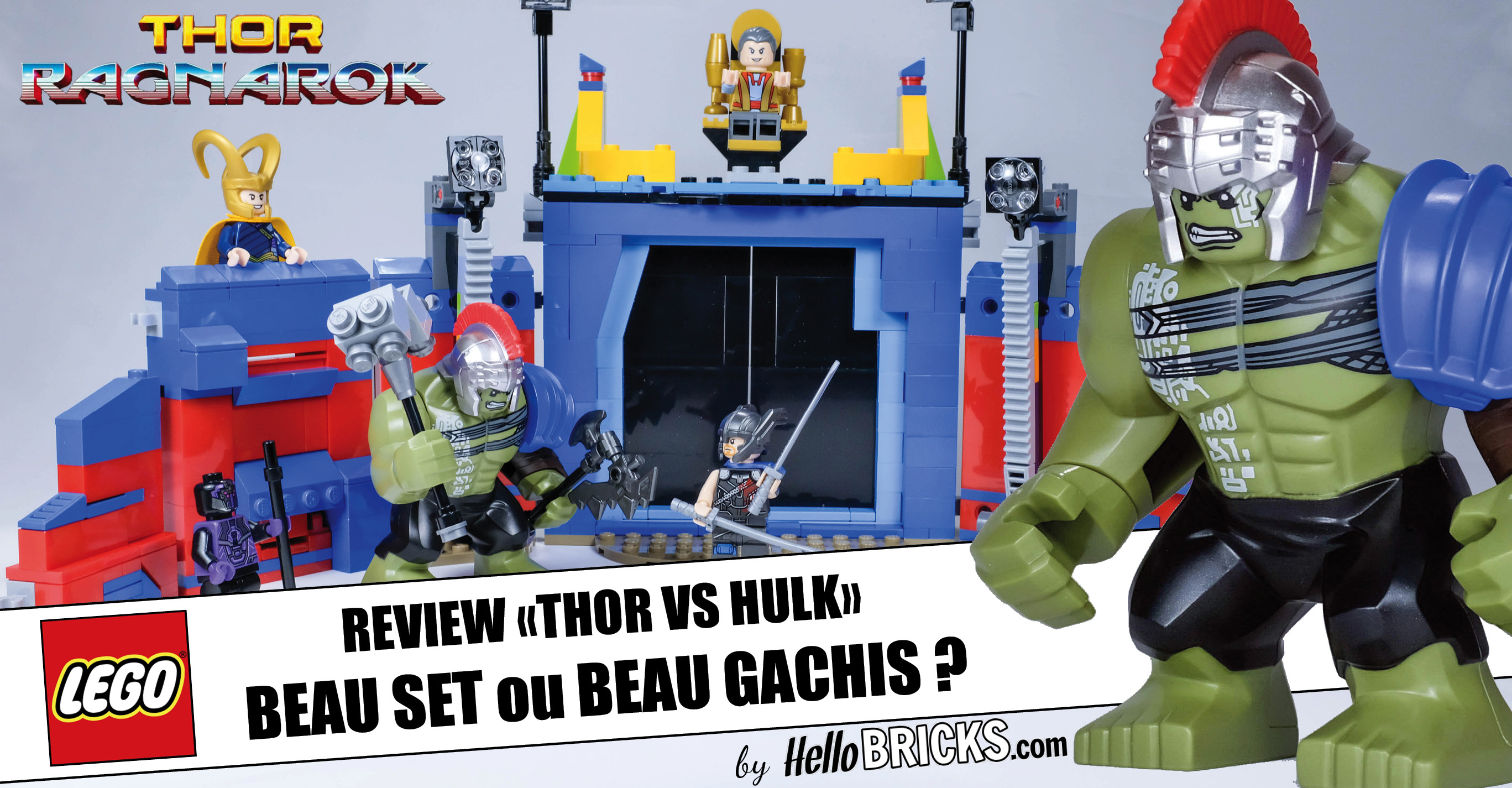 REVIEW LEGO 76088 Thor contre Hulk : le combat dans l’arène (Thor