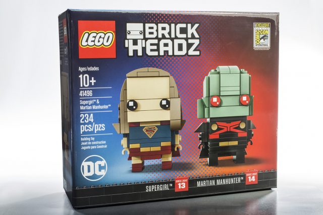 SDCC 2017 LEGO BrickHeadz 41496 Supergirl & Martian Manhunter
