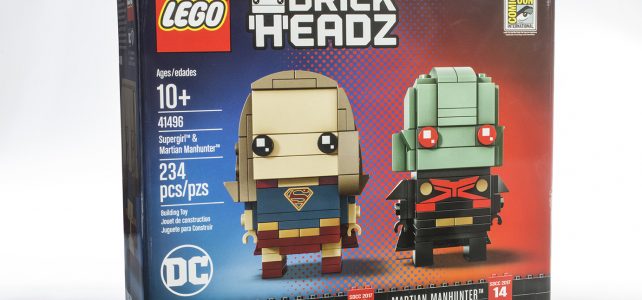 SDCC 2017 LEGO BrickHeadz 41496 Supergirl & Martian Manhunter