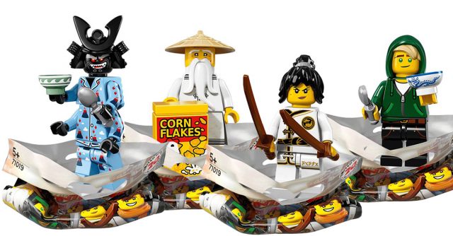 The LEGO Ninjago Movie LEGO 71019 Minifigs à collectionner